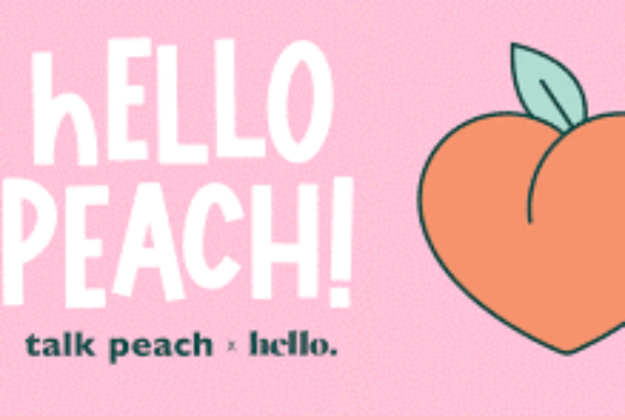 Talk Peach and The Hello Cup Partnership